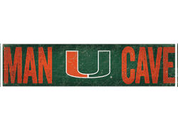 Miami Hurricanes Man Cave Sign