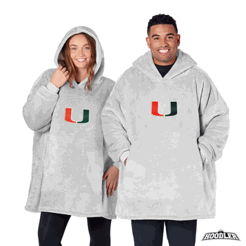 Miami Hurricanes NCAA Heather Grey Hoodler Pullover