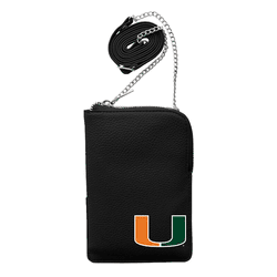 Miami Hurricanes Pebble Smart Purse Black
