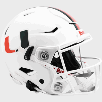 Miami Hurricanes SpeedFlex Full Size Football Helmet