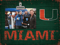 Miami Hurricanes Team Name Clip Frame