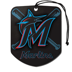 Miami Marlins 2 Pack Air Freshener