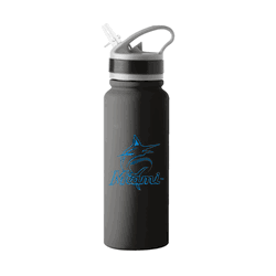 Miami Marlins 25oz Stainless Single Wall Flip Top Bottle
