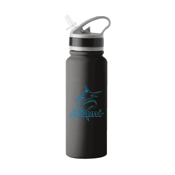 Miami Marlins 25oz Stainless Single Wall Flip Top Bottle