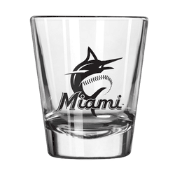 Miami Marlins 2oz Gameday Shot Glass