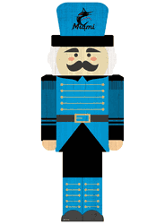 Miami Marlins 31" Nutcracker Leaner