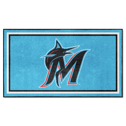 Miami Marlins 3ft. x 5ft. Plush Area Rug