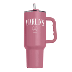 Miami Marlins 40oz Cinch Powder Coat Tumbler