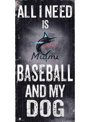 Miami Marlins Baseball and My Dog Sign