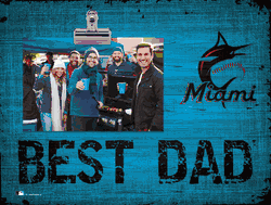 Miami Marlins Best Dad Clip Frame
