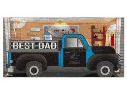 Miami Marlins Best Dad Truck 6x12 Sign