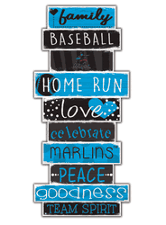 Miami Marlins Celebrations Stack 24" Sign