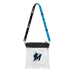Miami Marlins Clear Pattern Strap Bag