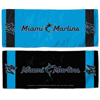 Miami Marlins Cooling Towel 12x30