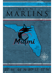 Miami Marlins Coordinates 17x26