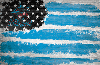 Miami Marlins Flag 17x26