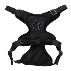 Miami Marlins Front Clip Pet Harness  - Extra Small