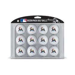 Miami Marlins Golf Balls Pack of 12