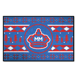 Miami Marlins Holiday Sweater Starter Mat Accent Rug - 19in. x 30in.