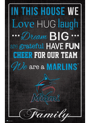 Miami Marlins In This House 17x26