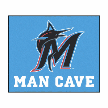 Miami Marlins Man Cave Tailgater Rug - 5ft. x 6ft.