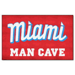 Miami Marlins Man Cave Ulti-Mat Rug - 5ft. x 8ft.