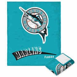 Miami Marlins MLB CC Throwback Silk Touch Throw Blanket