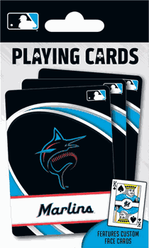 Miami Marlins MLB Playing Cards