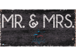 Miami Marlins Mr. & Mrs. Sign