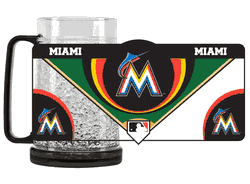 Miami Marlins Mug Crystal Freezer Style