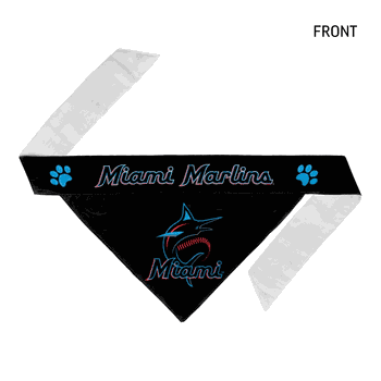 Miami Marlins Pet Bandana  - Extra Small