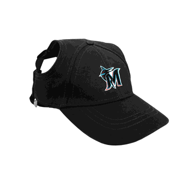 Miami Marlins Pet Baseball Hat  - Medium