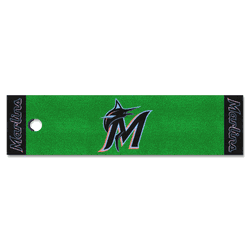 Miami Marlins Putting Green Mat - 1.5ft. x 6ft.