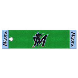 Miami Marlins Putting Green Mat - 1.5ft. x 6ft.