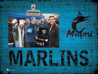 Miami Marlins Team Clip Frame 10in. x 8in.