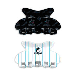 Miami Marlins Team Hair Claw Set