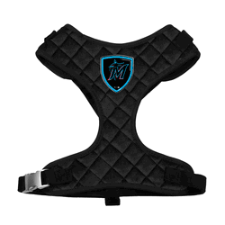 Miami Marlins Velvet Pet Harness  - Extra Small
