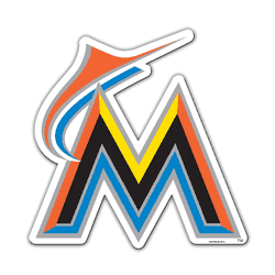 Miami Marlins Vinyl Magnet