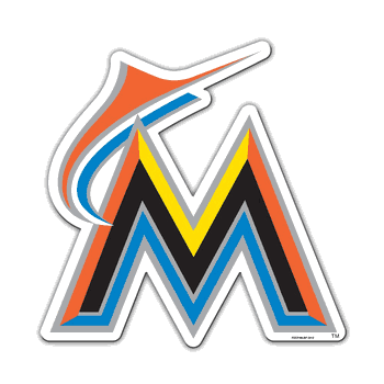 Miami Marlins Vinyl Magnet