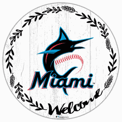 Miami Marlins Welcome 12in Circle