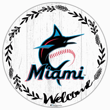 Miami Marlins Welcome 12in Circle