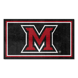 Miami Of Ohio Redhawks 3ft. x 5ft. Plush Area Rug