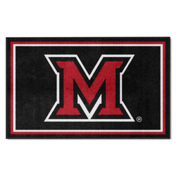 Miami Of Ohio Redhawks 4ft. x 6ft. Plush Area Rug