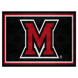 Miami Of Ohio Redhawks 8ft. x 10 ft. Plush Area Rug