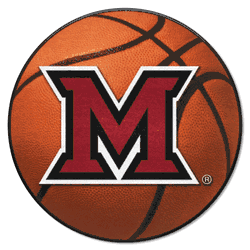 Miami Of Ohio Redhawks Basketball Rug - 27in. Diameter