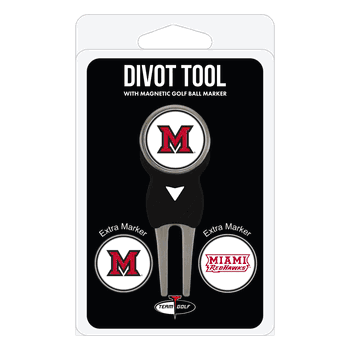 Miami Of Ohio Redhawks Divot Tool Pack - Signature tool w/ 3 markers