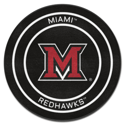 Miami Of Ohio Redhawks Hockey Puck Rug - 27in. Diameter