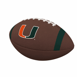Miami Team Stripe Official-Size Composite Football