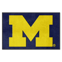 Michigan 4X6 High-Traffic Mat with Durable Rubber Backing - Landscape Orientation