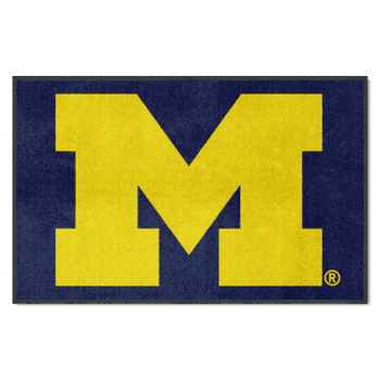 Michigan 4X6 High-Traffic Mat with Durable Rubber Backing - Landscape Orientation
